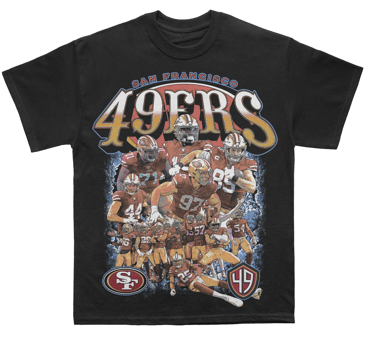 retro 49ers t shirt