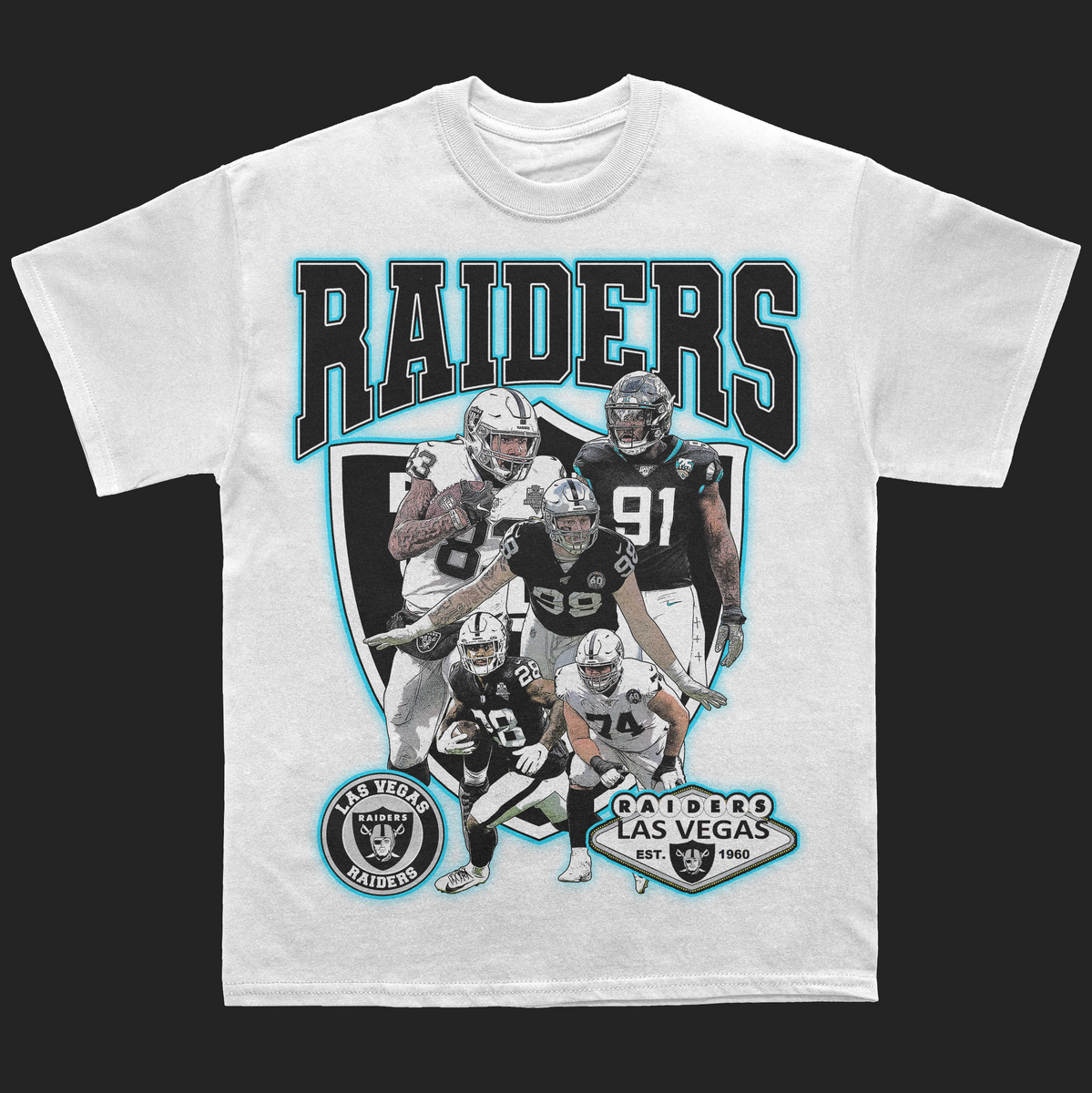 3xl raiders shirt