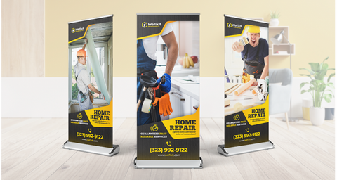 33X81 INCHES | DELUXE RETRACTABLE STAND