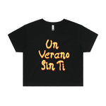Un verano type Custom Crop Top