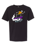 One Ride Skeleton Youth Tshirt