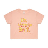 Un verano type Custom Crop Top