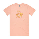 Un verano type custom tee