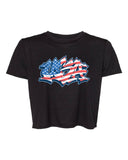 GRAFFITI USA CROP TOP