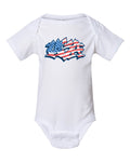 GRAFFITI USA INFANT ONESIE
